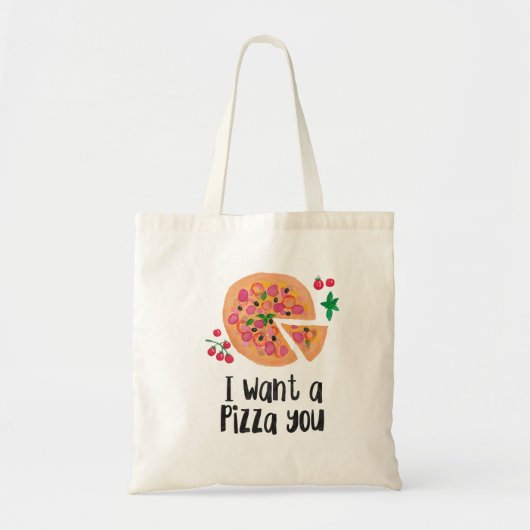 Ik wil een pizza die je tas hebt (Voorkant)