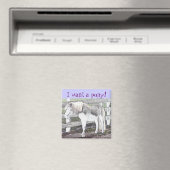 Ik wil een pony! Magneet (Insitu (Vaatwasser))