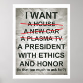 Ik wil een President Poster (Voorkant)