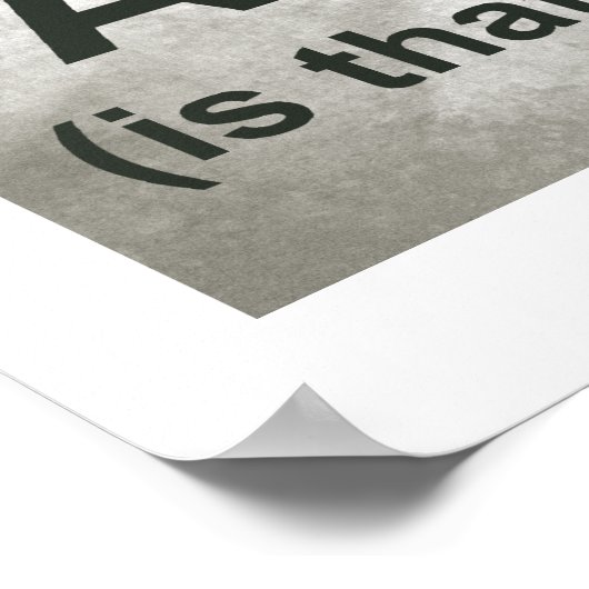 Ik wil een President Poster (Hoek)