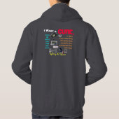 ik wil een remedie hoodie (Achterkant)