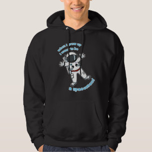 Ik wil een ruimteschip worden! hoodie
