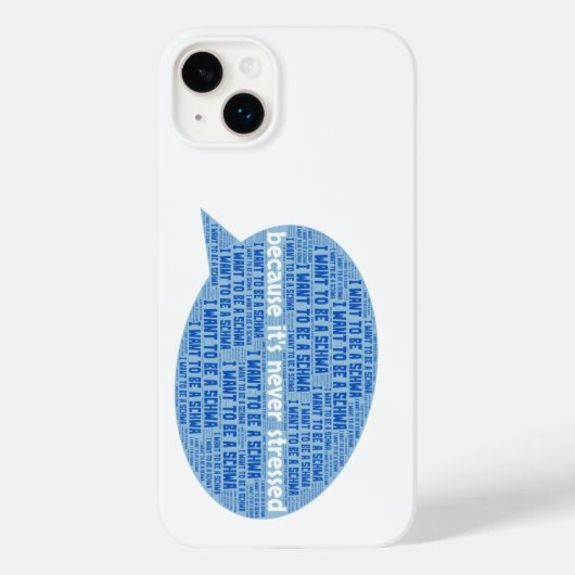 Ik wil een schwa worden Case-Mate iPhone case (Achterkant)