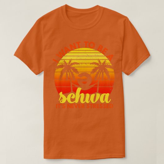 Ik wil een Schwa zijn nooit gestreden lange slaapk T-shirt (Design voorkant)