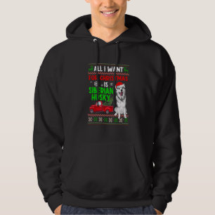 Ik wil een Siberische man voor Kerstmis, lomp zwet Hoodie