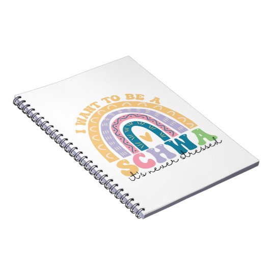 Ik wil een sjwa zijn, het is nooit beklemtoond Wet Notitieboek (Rechterzijde)