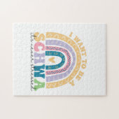 Ik wil een sjwa zijn het is nooit benadrukt Wetens Legpuzzel (Horizontaal)