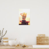 Ik wil een superheld worden poster (Keuken)