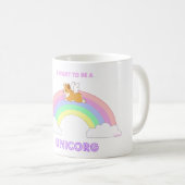 Ik wil een unicorg mok worden (Voorkant rechts)