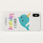 Ik wil een Unicorn Hoesje-Mate iPhone X Hoesje 4 z (Achterkant (horizontaal))