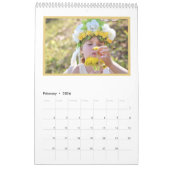 Ik wil een unicorn Mermaid Princess Pink Gold word Kalender (Feb 2026)