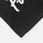 Ik wil een vos voor Kerstmis Santa Sungles Floral Fleece Deken (Hoek)