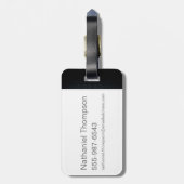 Ik wil een wizard worden bagagelabel (Achterkant verticaal)