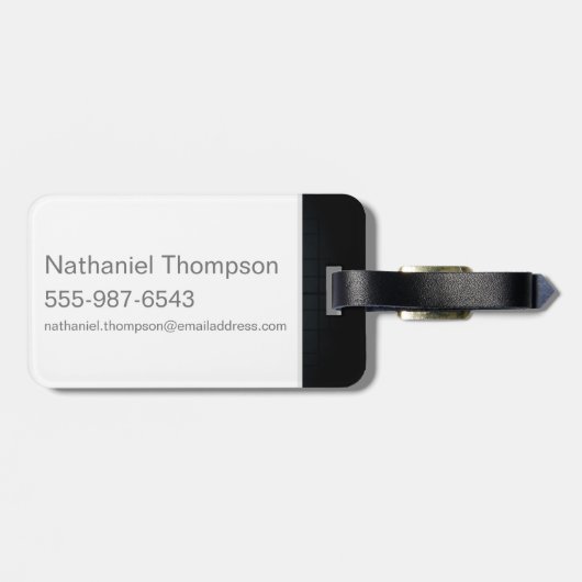 Ik wil een wizard worden bagagelabel (Achterkant horizontaal)