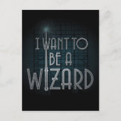 Ik wil een wizard worden briefkaart (Voorkant)