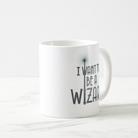 Ik wil een wizard worden koffiemok (Voorkant rechts)