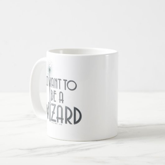 Ik wil een wizard worden koffiemok (Voorkant links)
