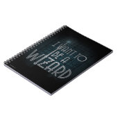 Ik wil een wizard worden notitieboek (Linkerzijde)