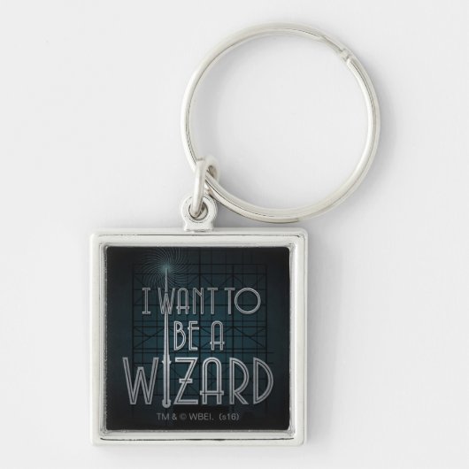 Ik wil een wizard worden sleutelhanger (Voorkant)