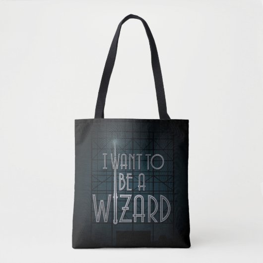 Ik wil een wizard worden tote bag (Voorkant)