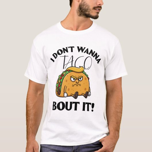 Ik wil er geen politieke humor aan wijden t-shirt (Voorkant)