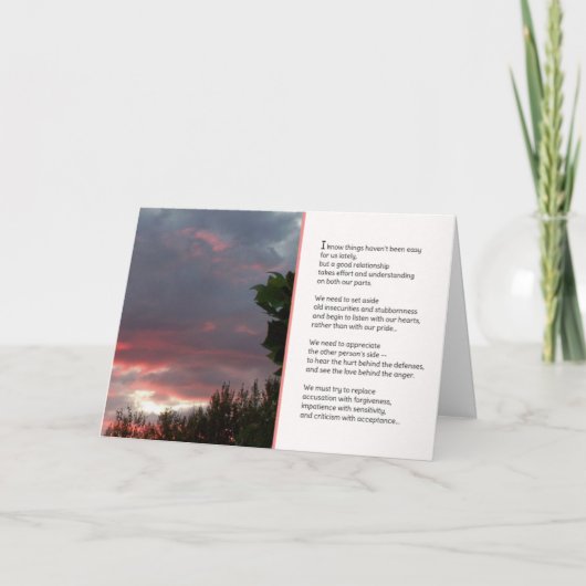 Ik wil eraan werken... Relaties Kaart (Voorkant)