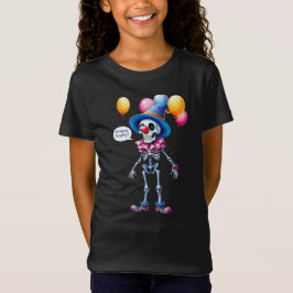 Ik wil feesten! Skelet in een clownkostuum, Hal T-shirt
