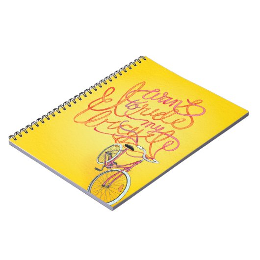 Ik wil fietsen op mijn fiets - Laptop Notitieboek (Linkerzijde)