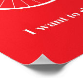 Ik wil fietsen poster (Hoek)