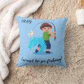 "IK WIL GAAN VIST", Vist Boys Kussen (Deken)