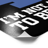 Ik wil geen nederige Kamala Harris 47 zijn Foto Afdruk (Hoek)