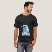 Ik wil geen scrubs (Florida Scrub Jay) T-shirt (Voorkant volledig)