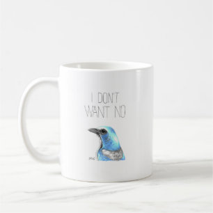 Ik wil geen struiken (Florida Scrub Jay) Koffiemok