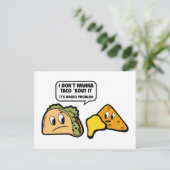 Ik wil geen Taco 'Bout it'. Het is Nacho Probleem. Briefkaart (Staand voorkant)