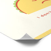 Ik wil geen taco. poster (Hoek)