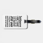 Ik wil geen TUK TUK MASSAGE DVD WATCH Dank u wel Bagagelabel (Achterkant horizontaal)