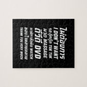 Ik wil geen TUK TUK MASSAGE DVD WATCH Dank u wel Legpuzzel (Horizontaal)