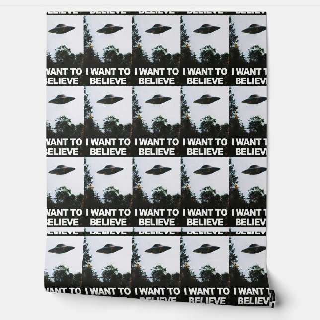 Ik wil geloven behang (Afrollen)