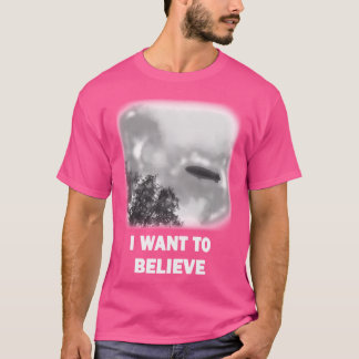 Ik wil geloven - Blimp versie T-shirt