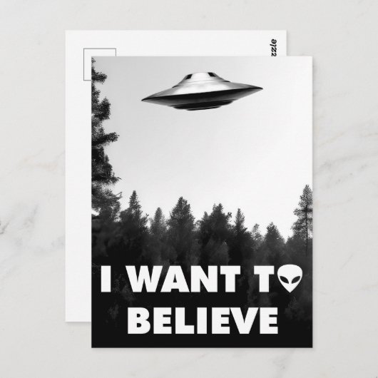 Ik wil geloven briefkaart (Voorkant / Achterkant)