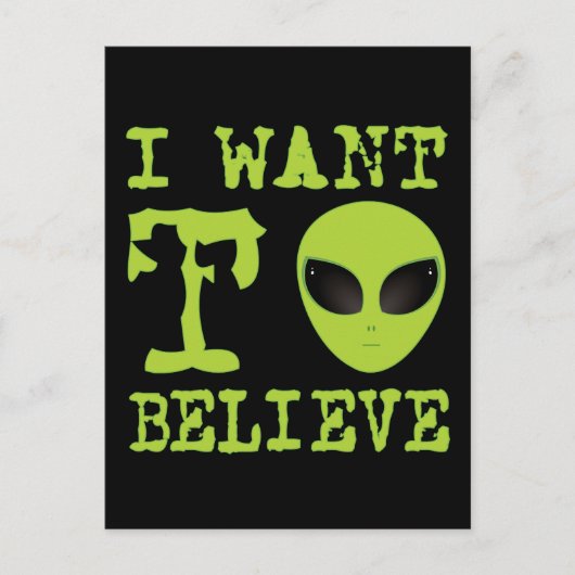 Ik wil geloven briefkaart (Voorkant)