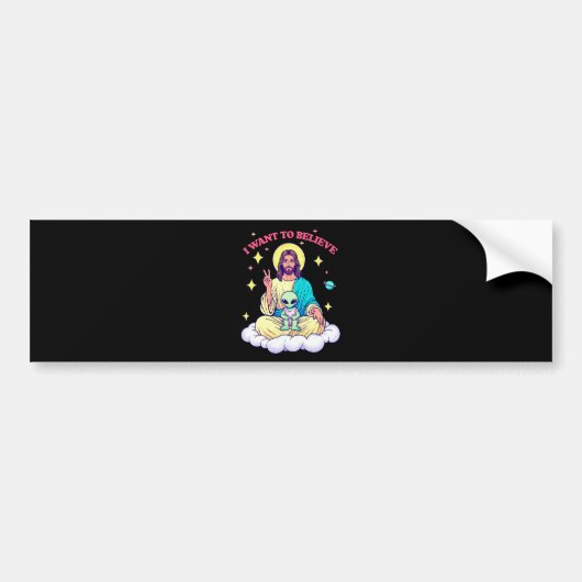 Ik Wil Geloven Bumpersticker (Voorkant)