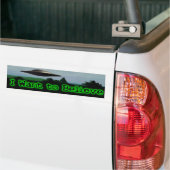 Ik wil geloven bumpersticker (Op Truck)