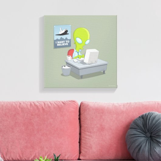 Ik wil geloven canvas afdruk (Insitu (Woonkamer))
