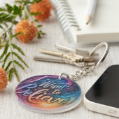 Ik wil geloven – Circle Sleutelhanger (Voorkant Rechts)