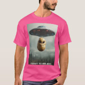 Ik wil geloven dat PotatosArentReal T-shirt (Voorkant)
