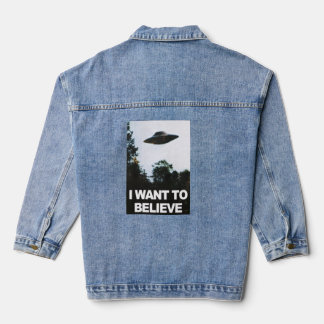 Ik wil geloven denim jacket