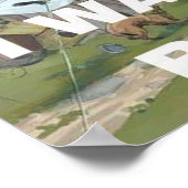 Ik wil geloven, film retro 90s, buitenaardse ufo poster (Hoek)