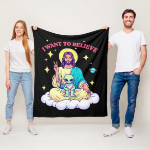 Ik Wil Geloven Fleece Deken