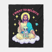 Ik Wil Geloven Fleece Deken (Voorkant)
